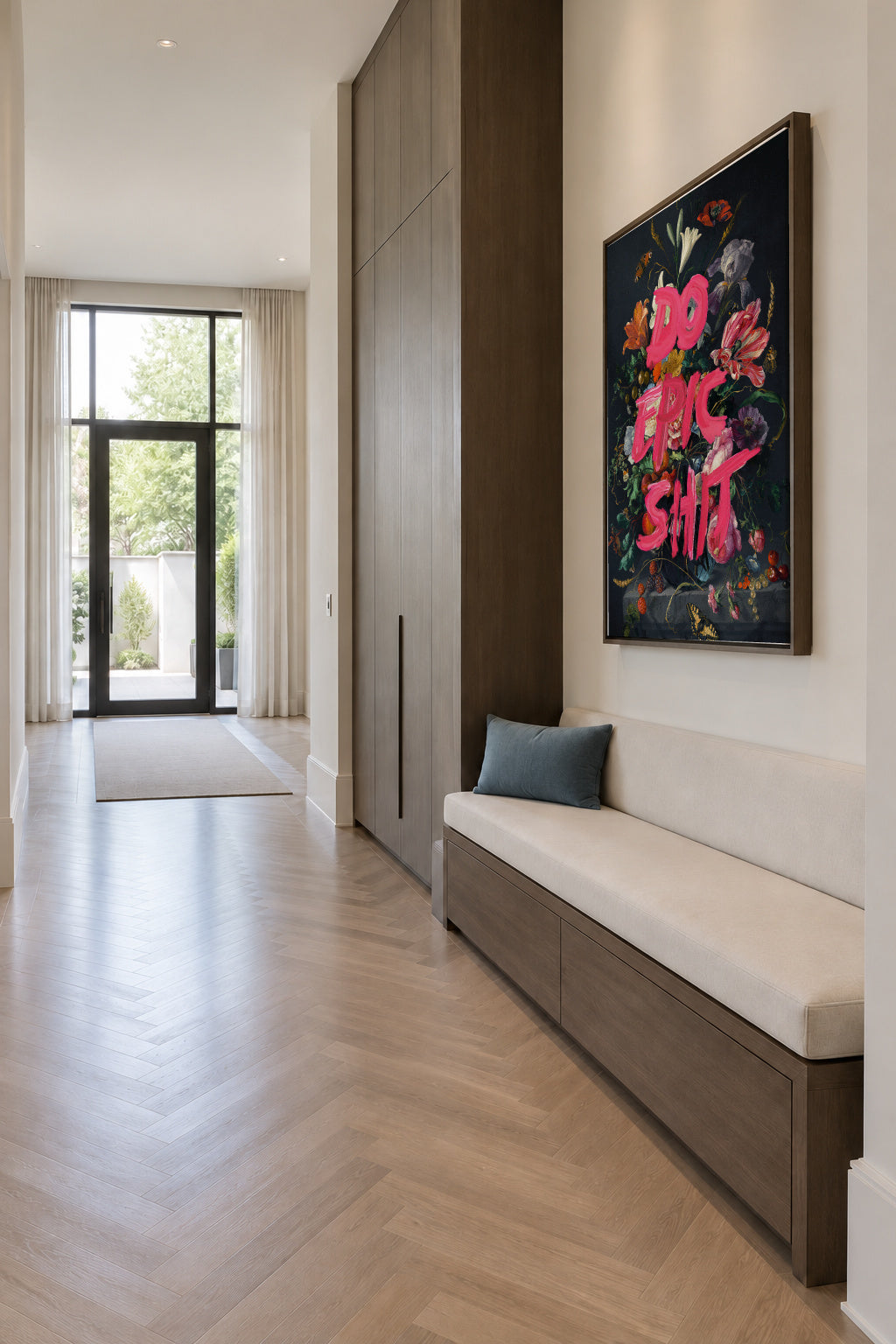 Do Epic Shit - Framed canvas in an interior