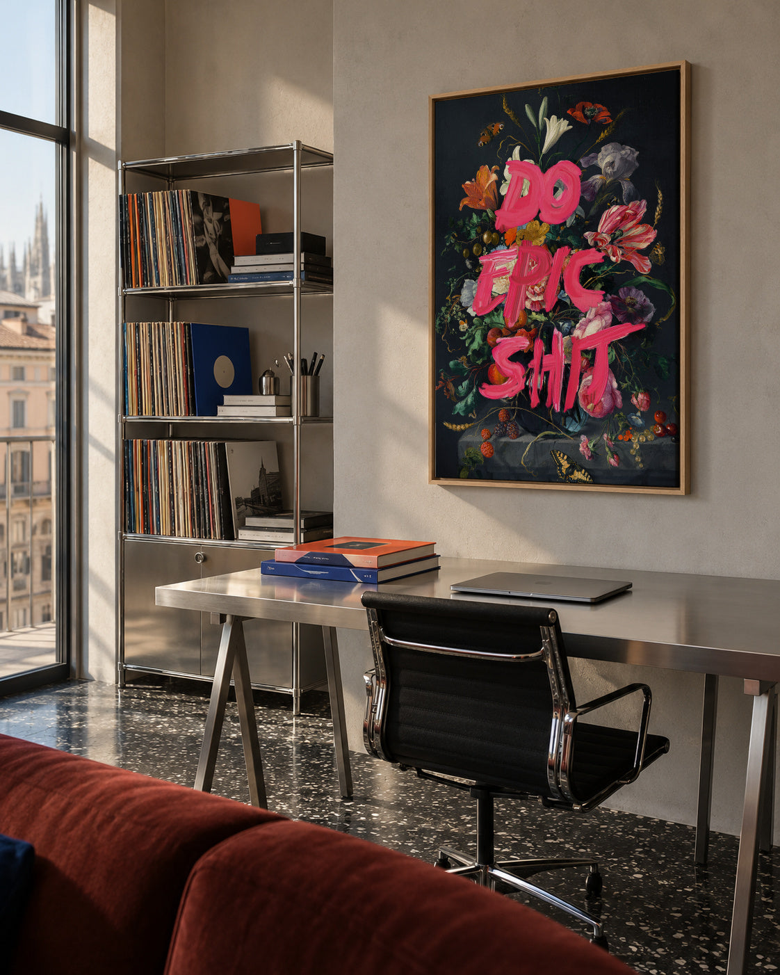 Do Epic Shit - Framed canvas in an interior