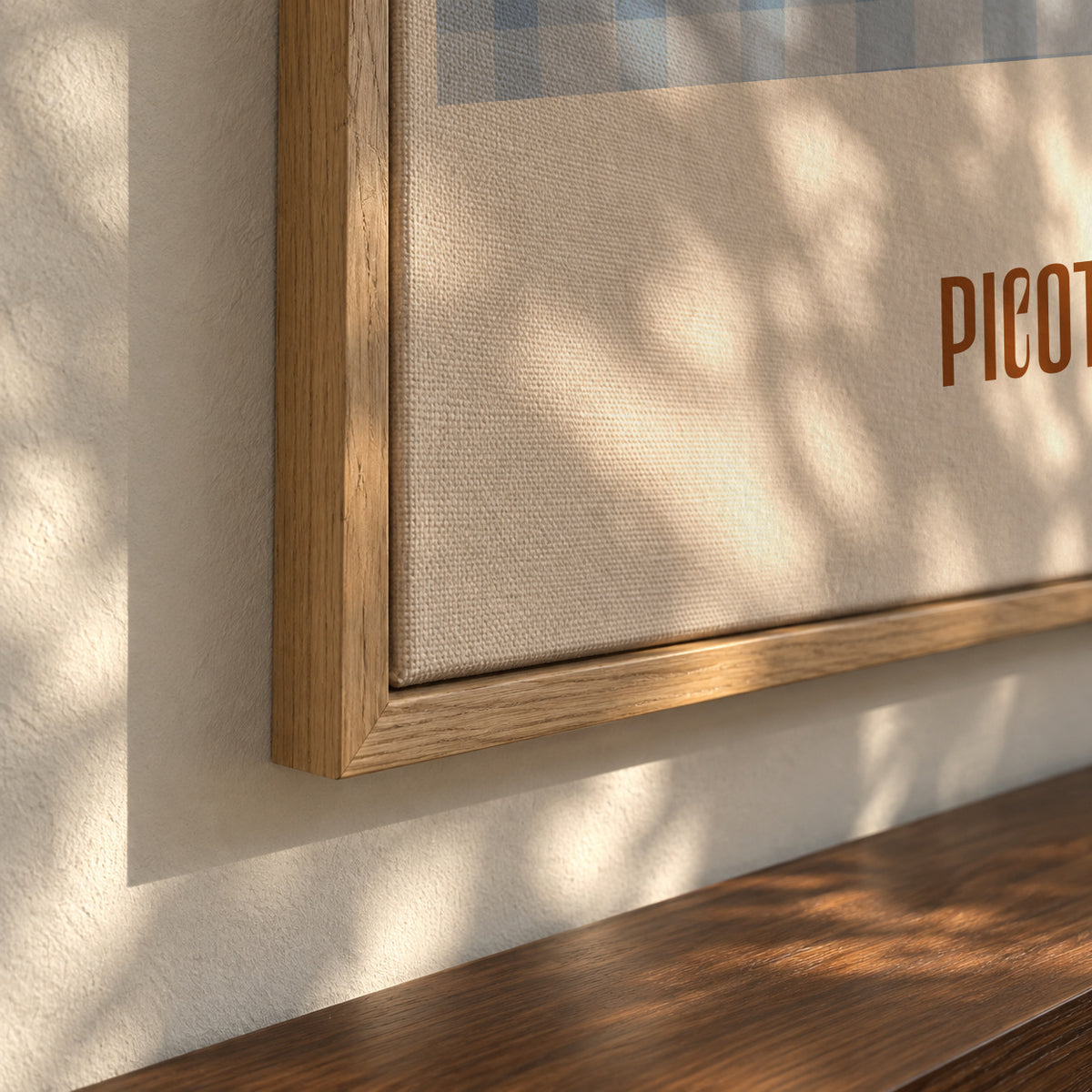 Picoteo - Framed canvas detail