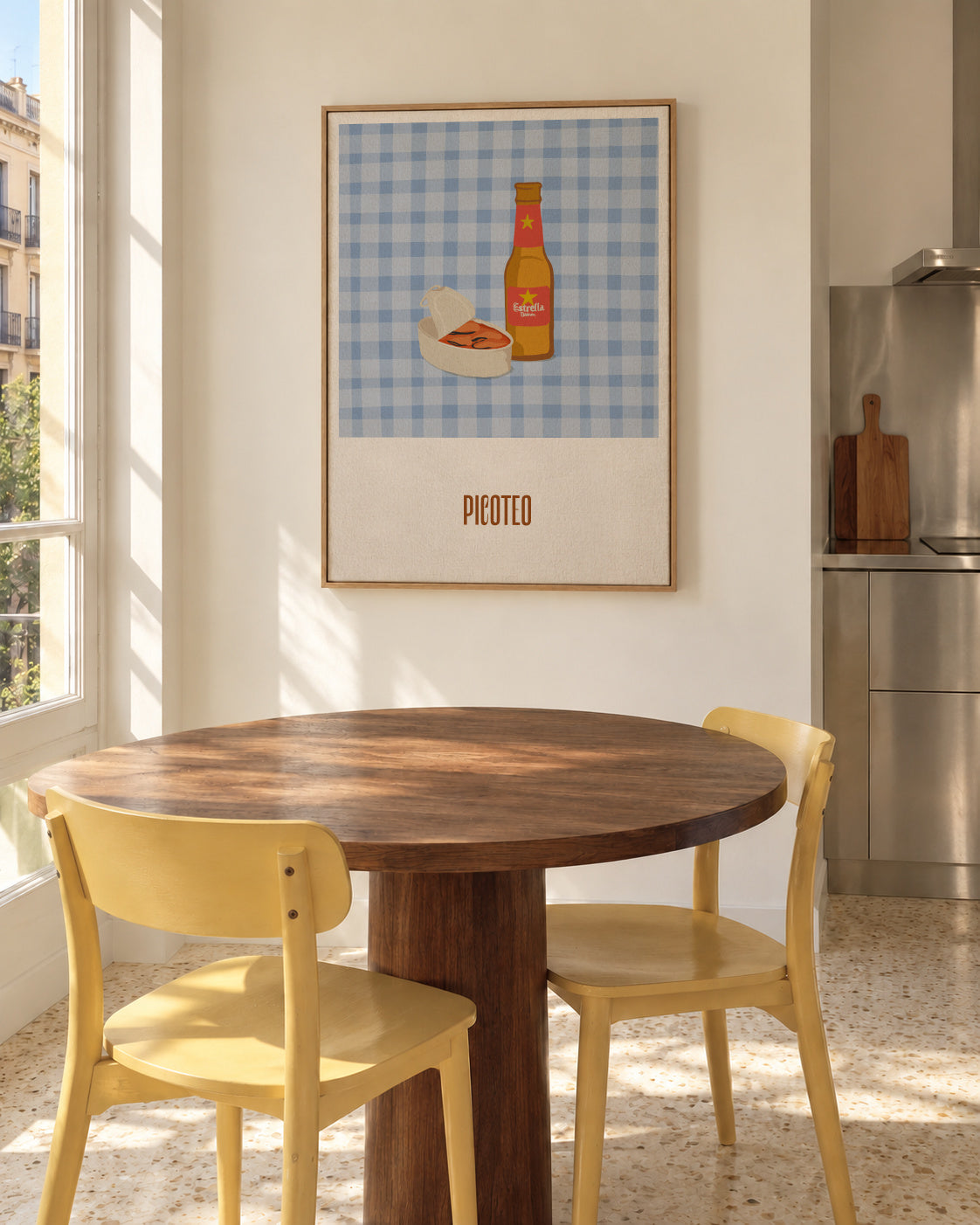 Picoteo - Framed canvas in an interior