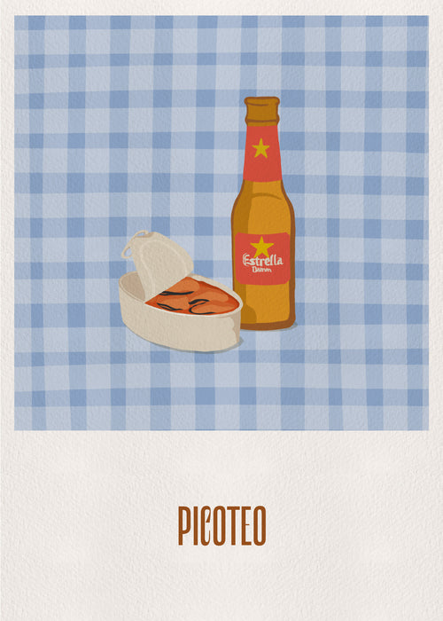 Picoteo - Unframed art print