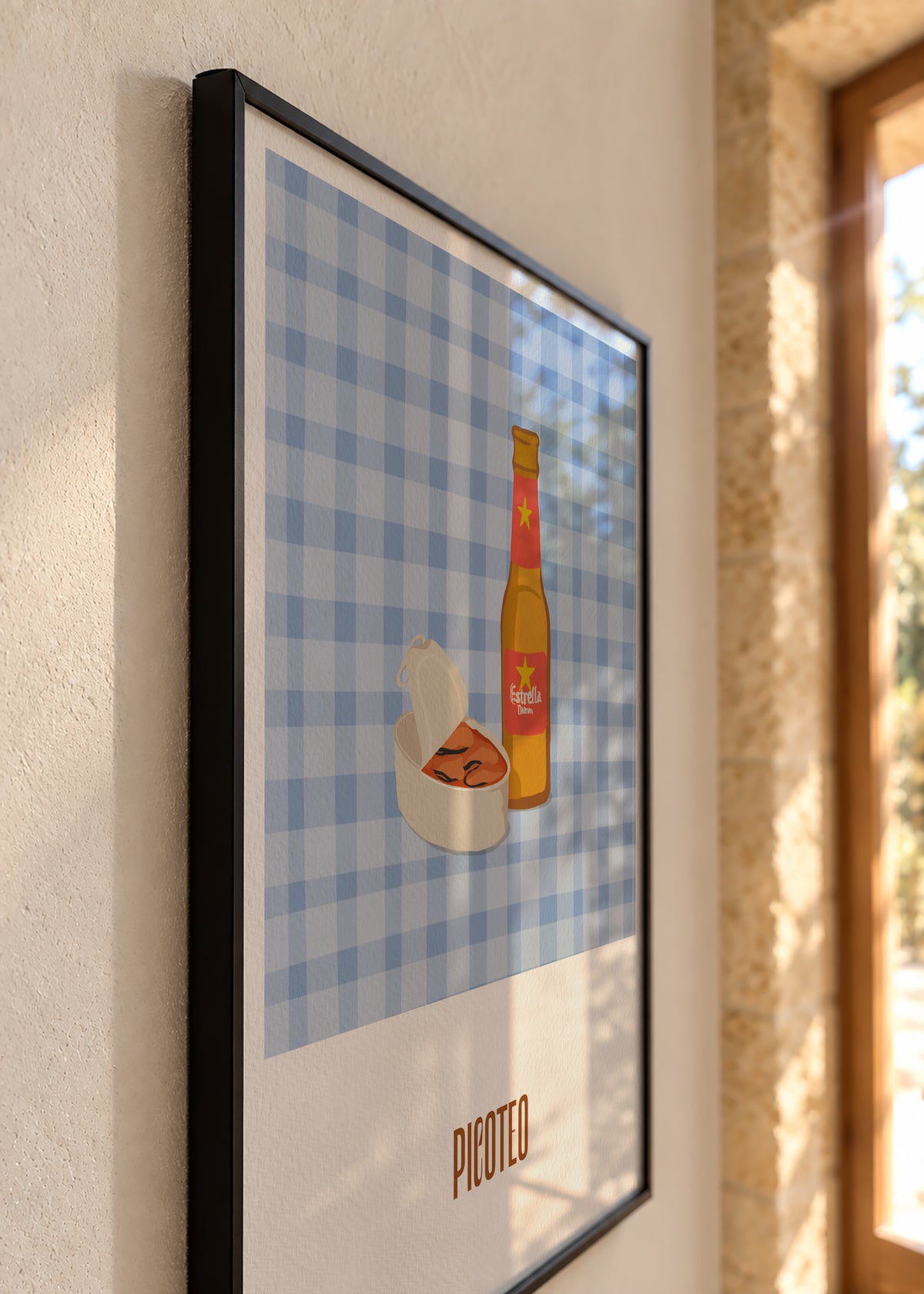 Picoteo - Framed poster detail