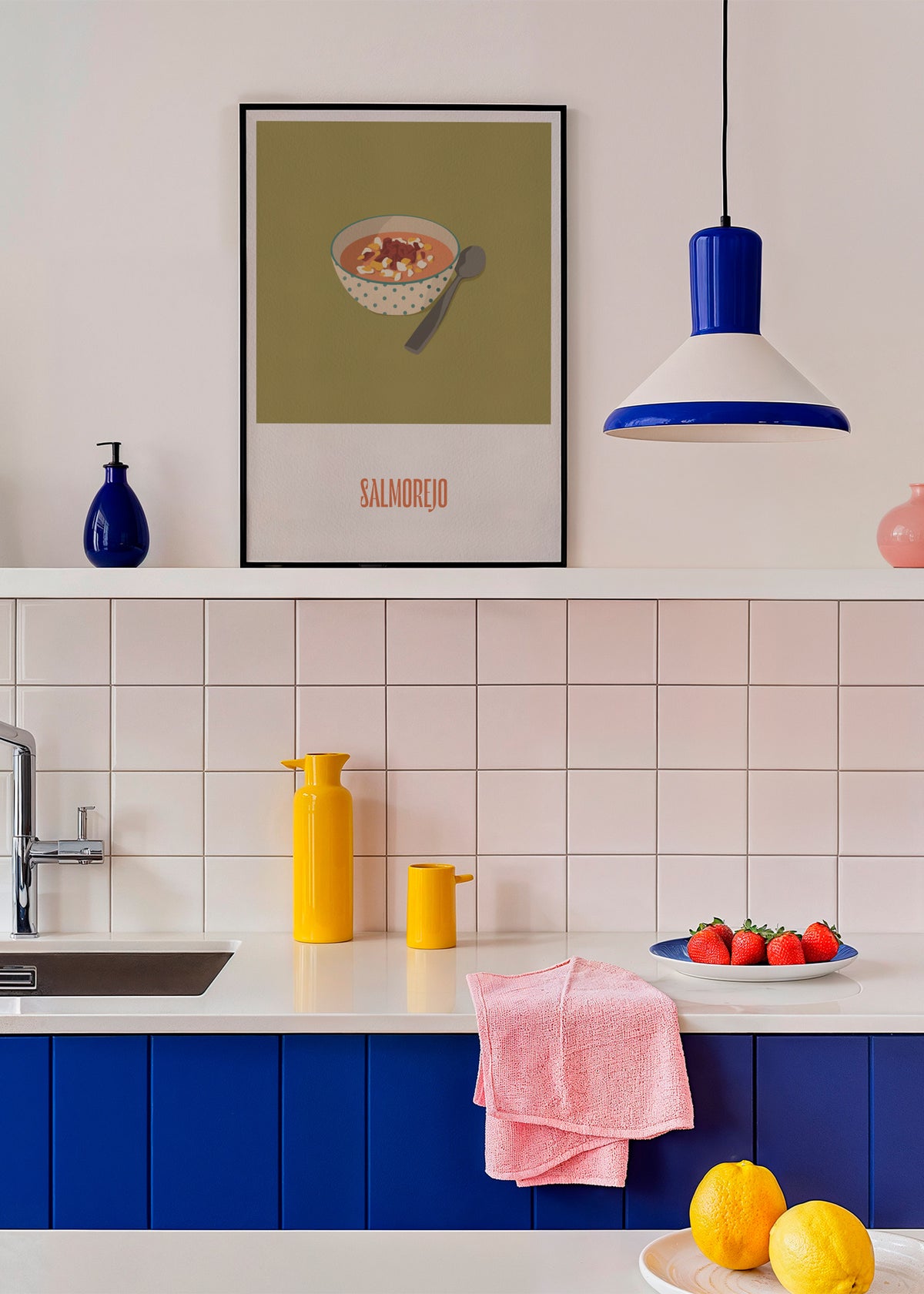 Salmorejo - Framed poster in an interior