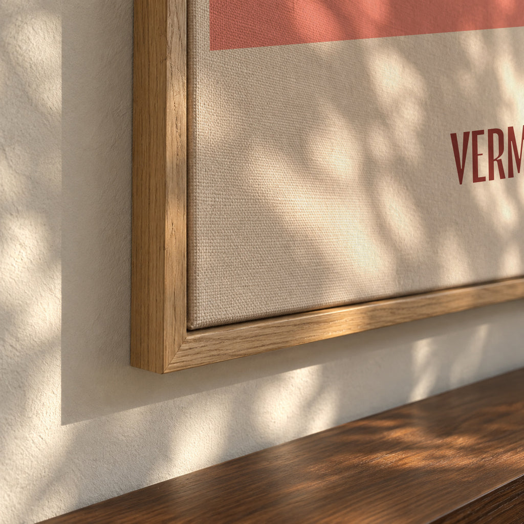 Vermut - Framed canvas detail