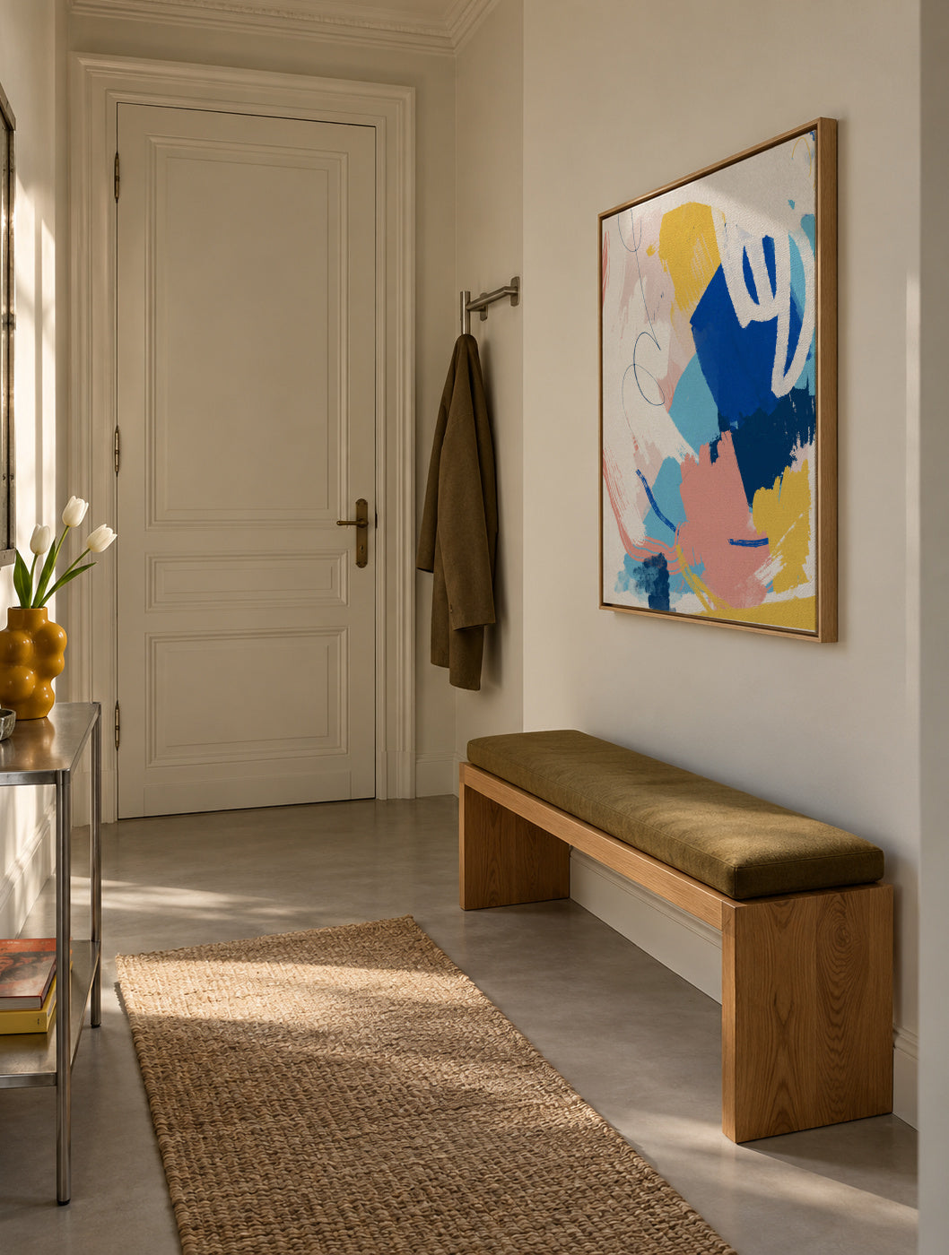 Chalk - Framed canvas in an interior