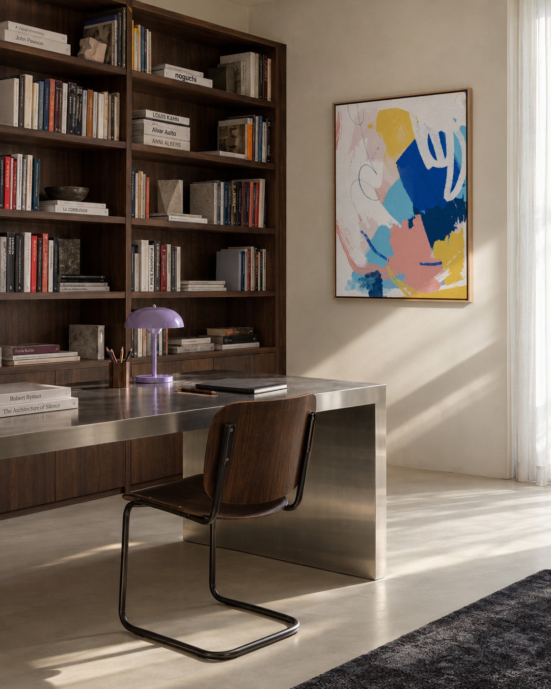 Chalk - Framed canvas in an interior