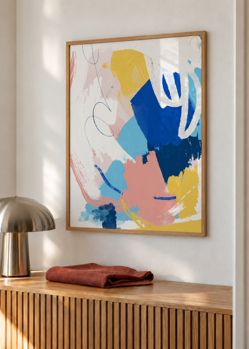 Chalk - Framed poster in an interior