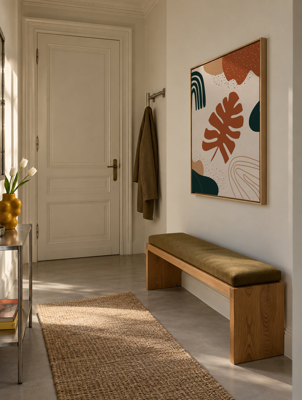AbstractShape - Framed canvas in an interior