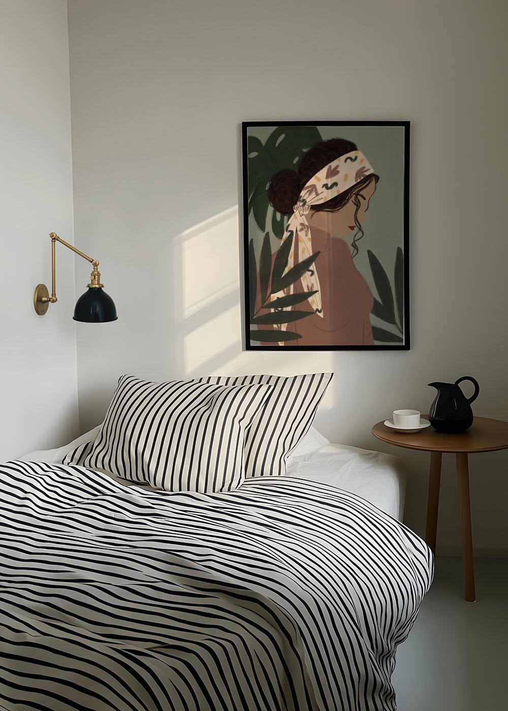 Plant Lady - Framed poster in an interior