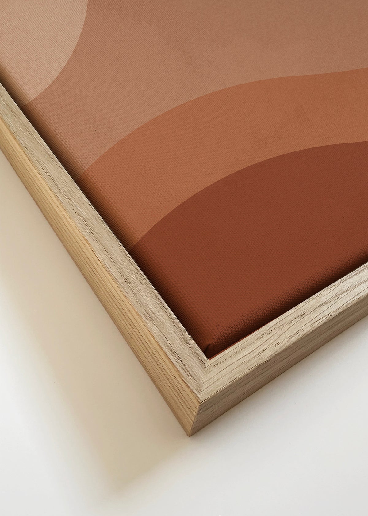 Landscape Sun - Framed canvas detail