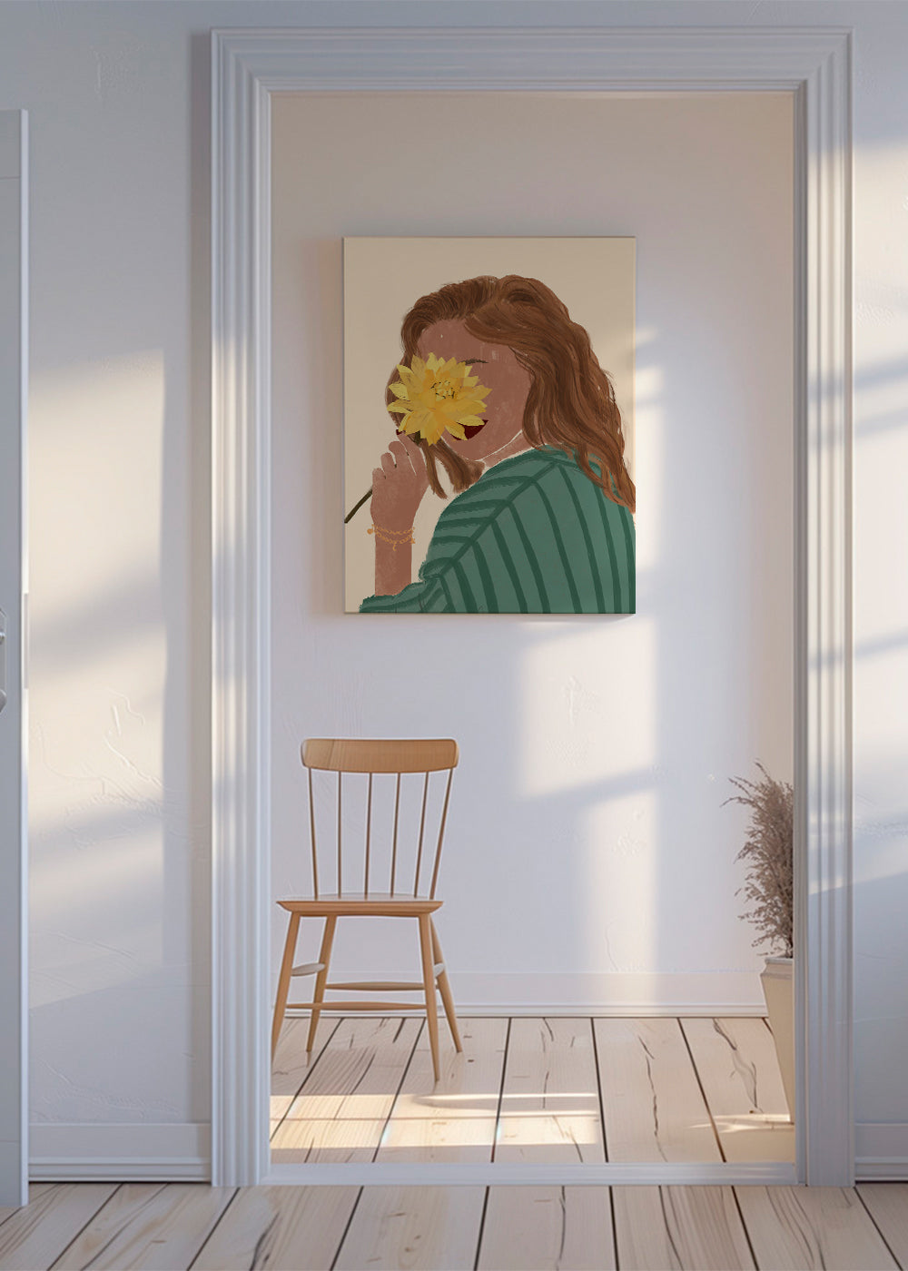 Flower Love Woman Portrait