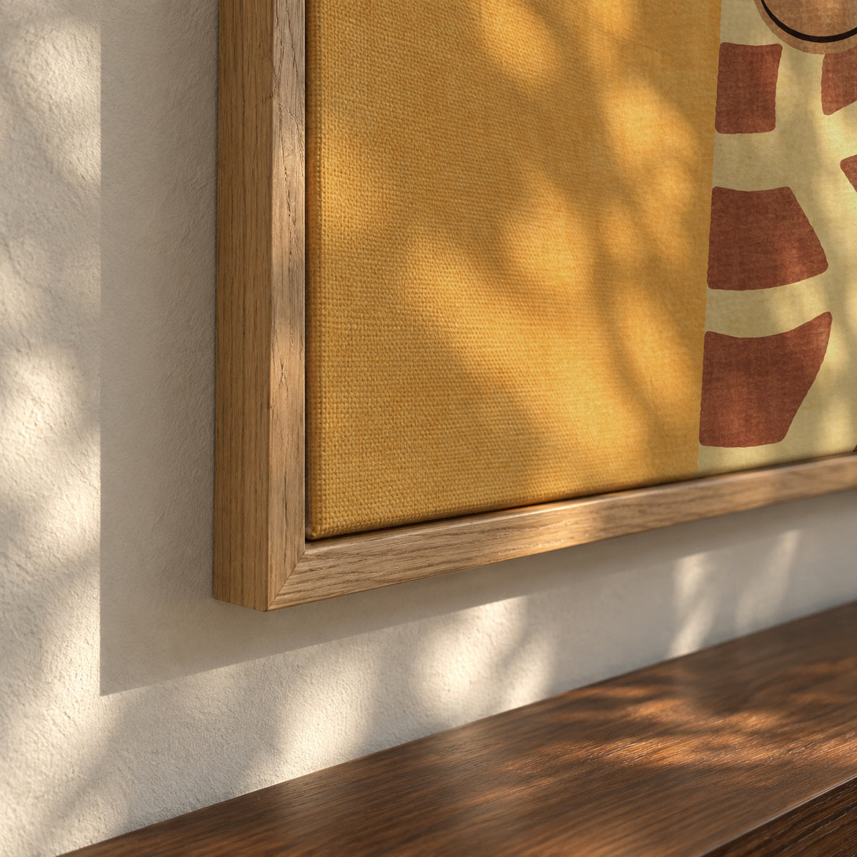 FAUNA / Giraffe - Framed canvas detail