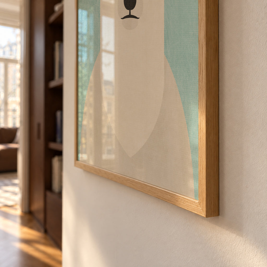 FAUNA / Polar Bear - Framed poster detail