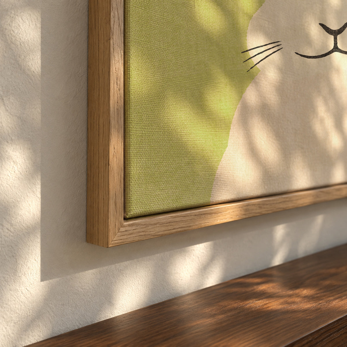 FAUNA / Rabbit - Framed canvas detail
