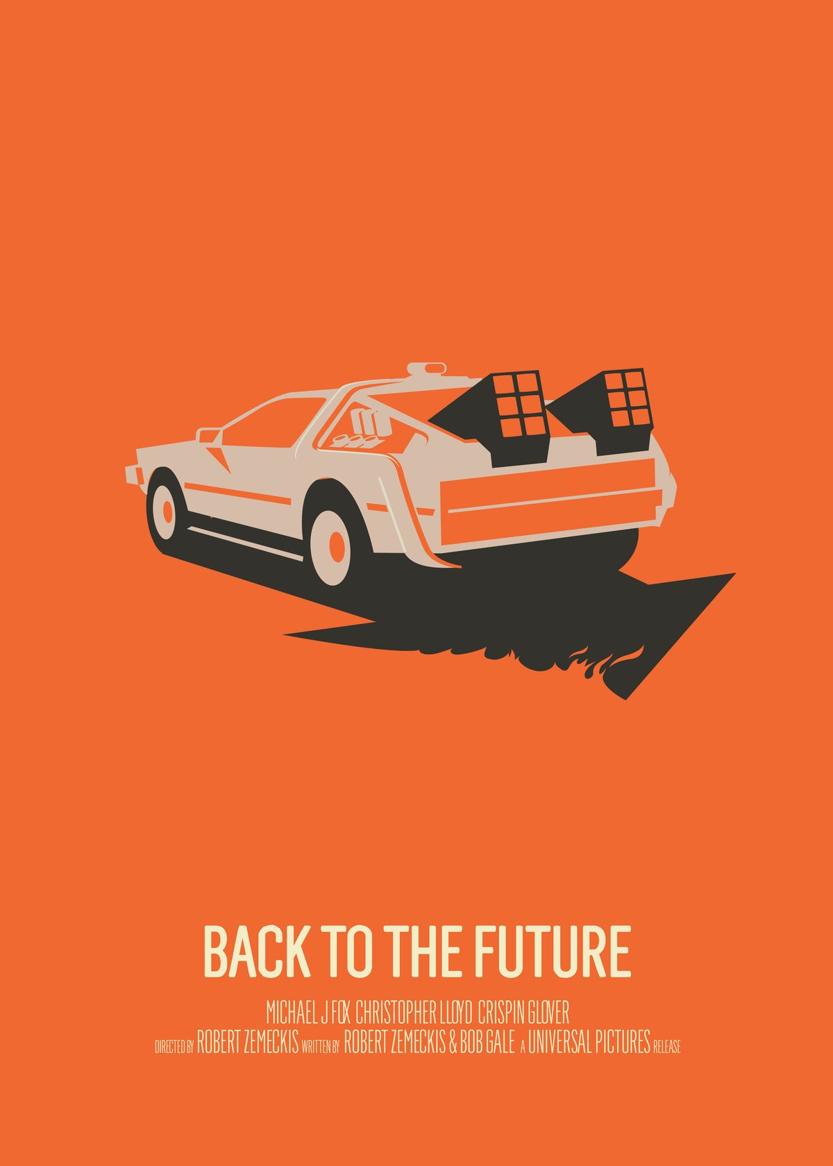 Back to the Future - Unframed art print