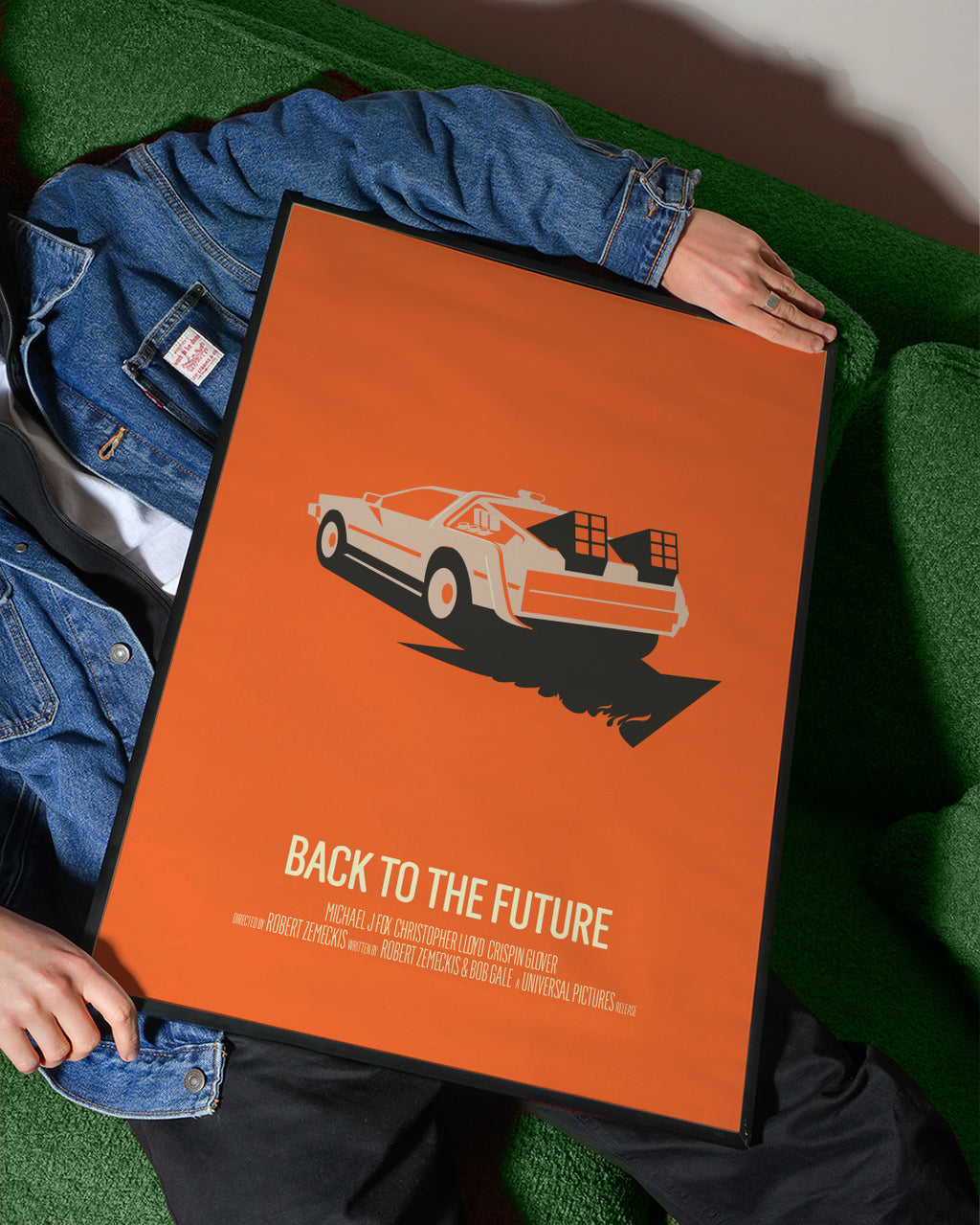 Back to the Future - Framed poster detail
