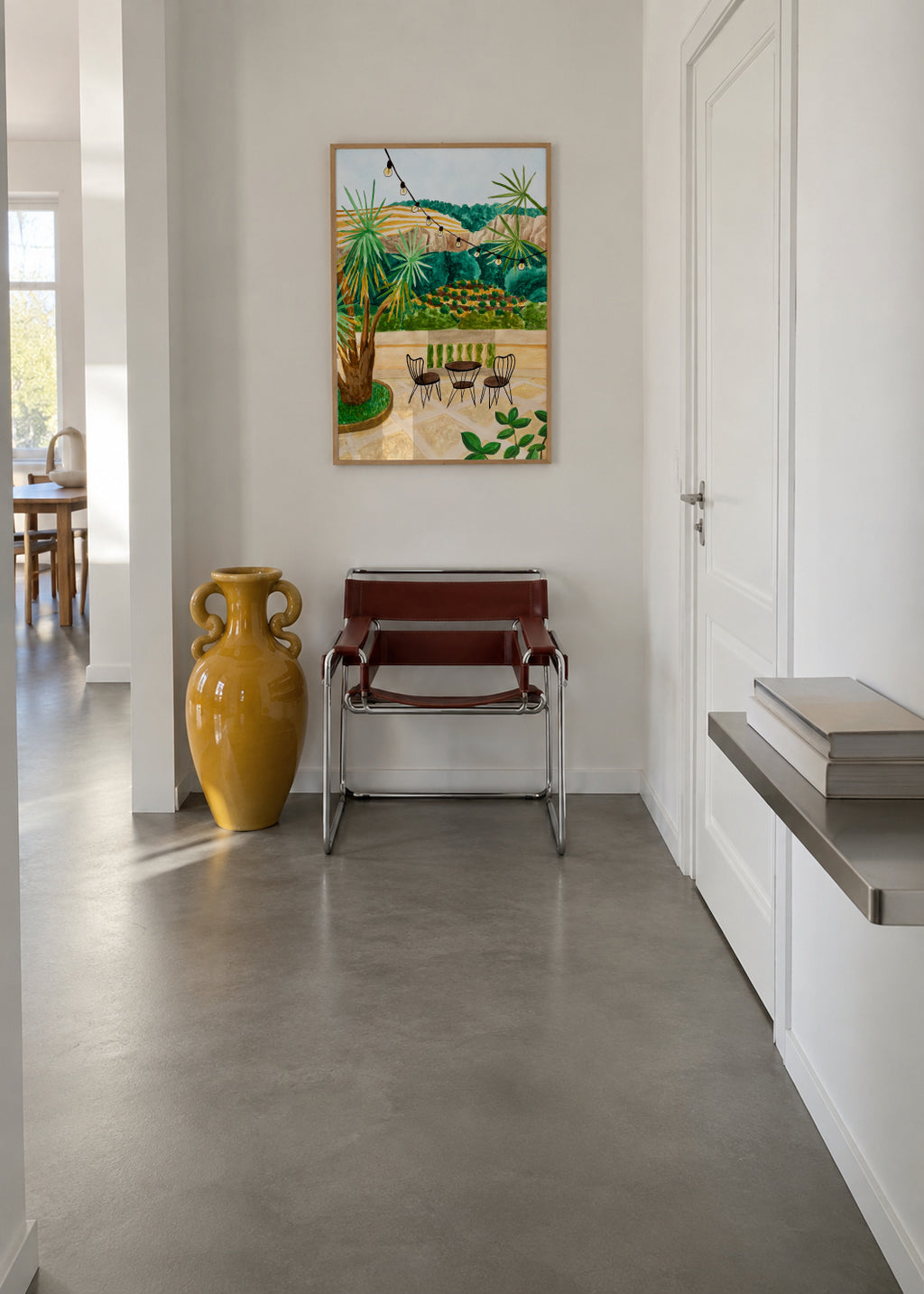 Tramuntana Terrace - Framed poster in an interior
