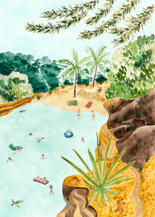 Cala Mallorquina - Unframed art print