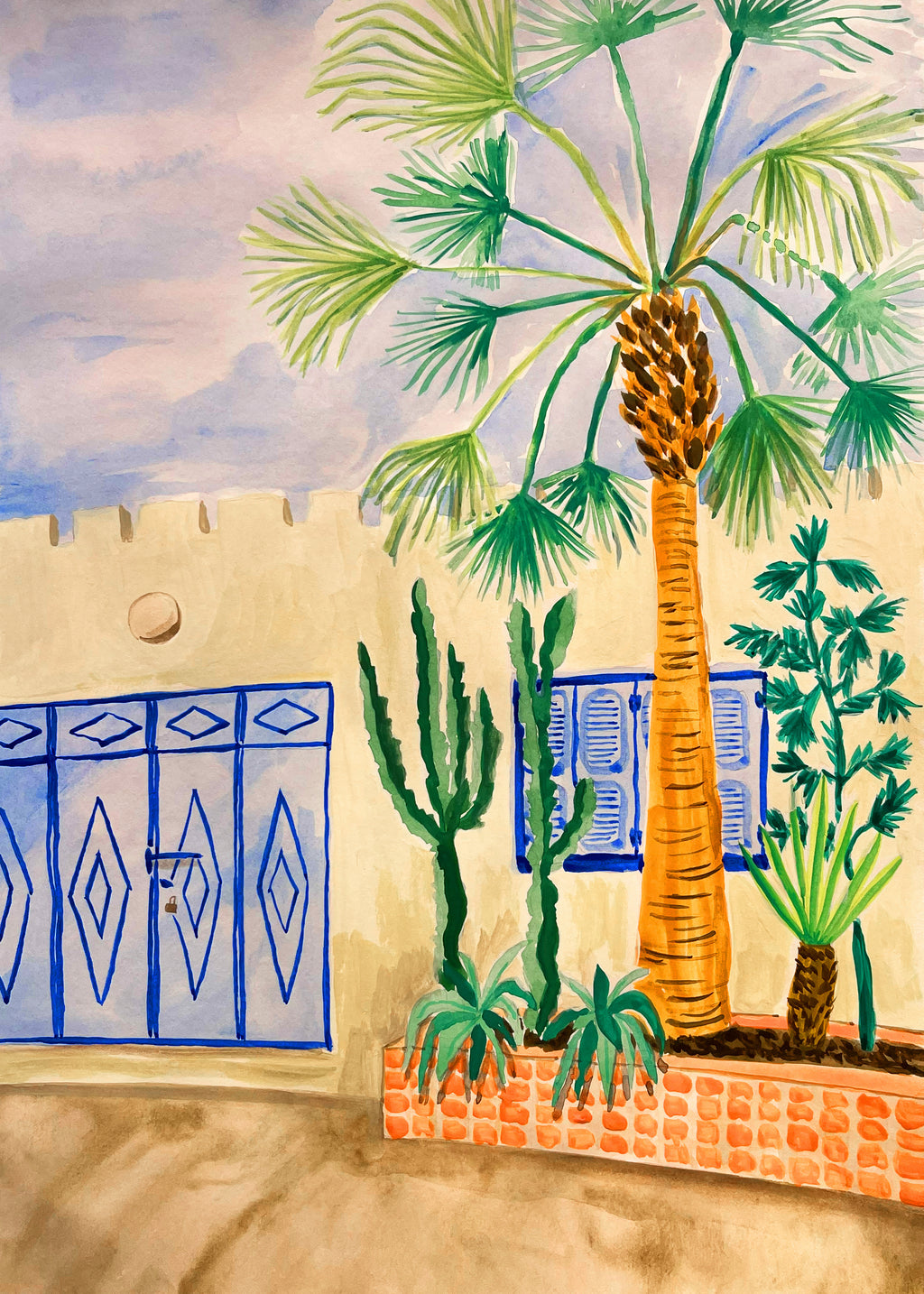 Moroccan Street - Unframed art print