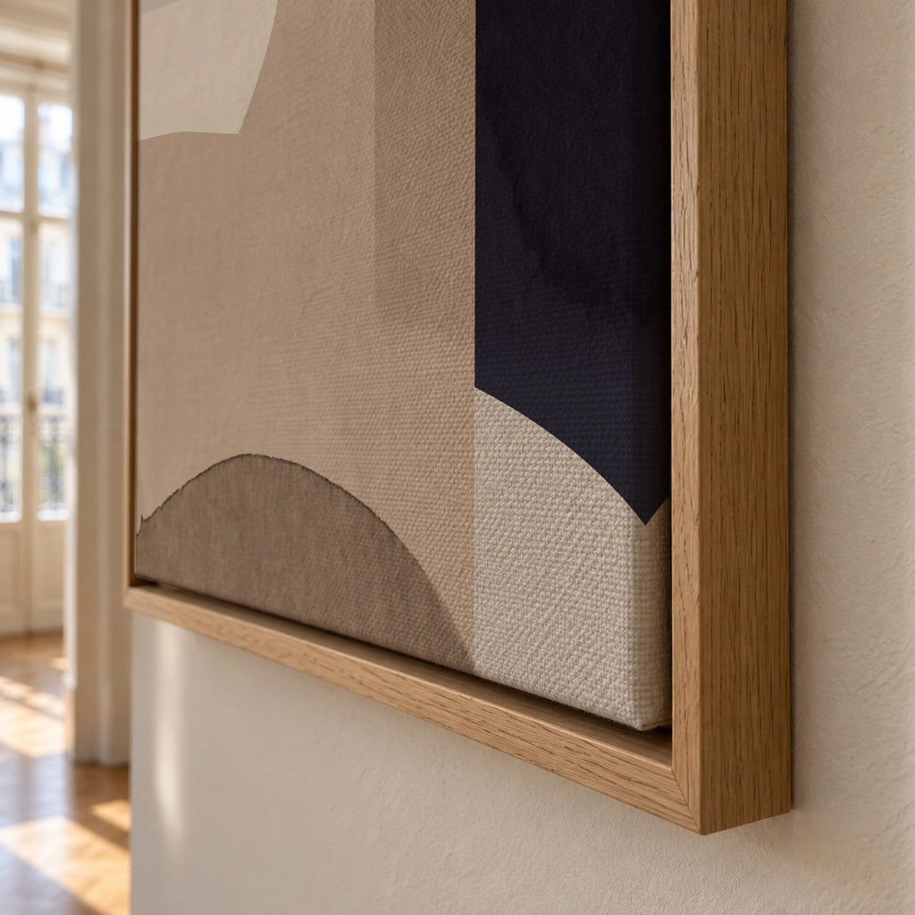 Abstract XII - Framed canvas detail