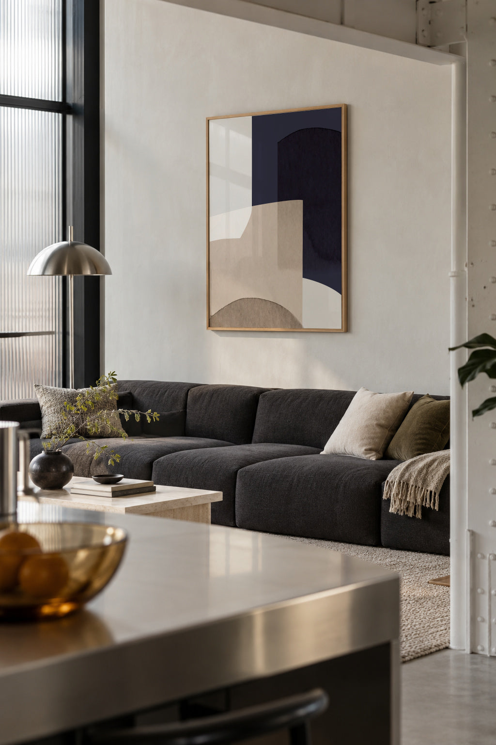 Abstract XII - Framed poster in an interior