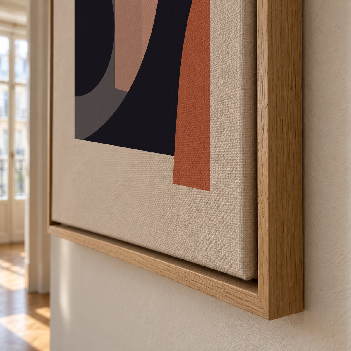 Abstract II - Framed canvas detail