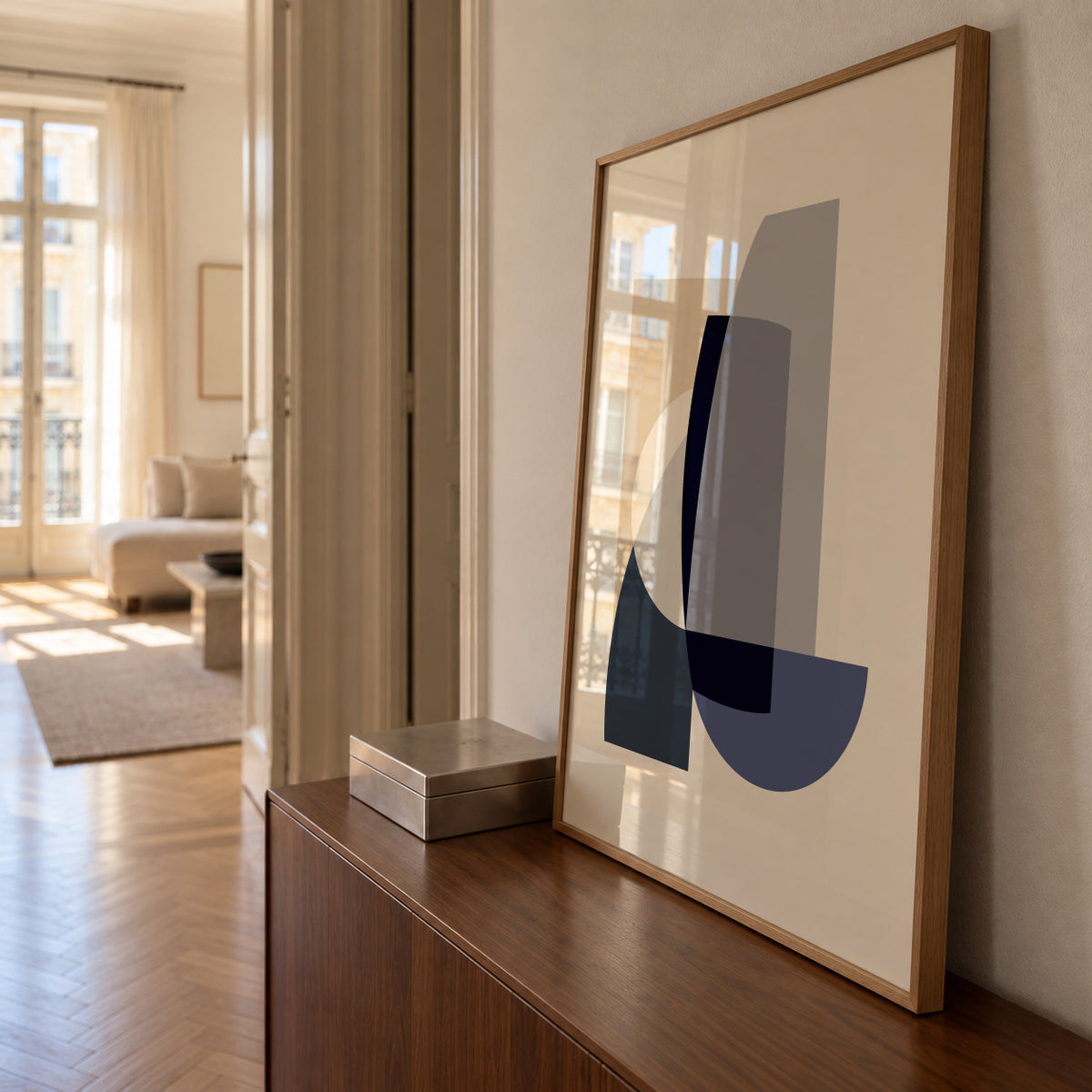 Abstract IV - Framed poster in an interior