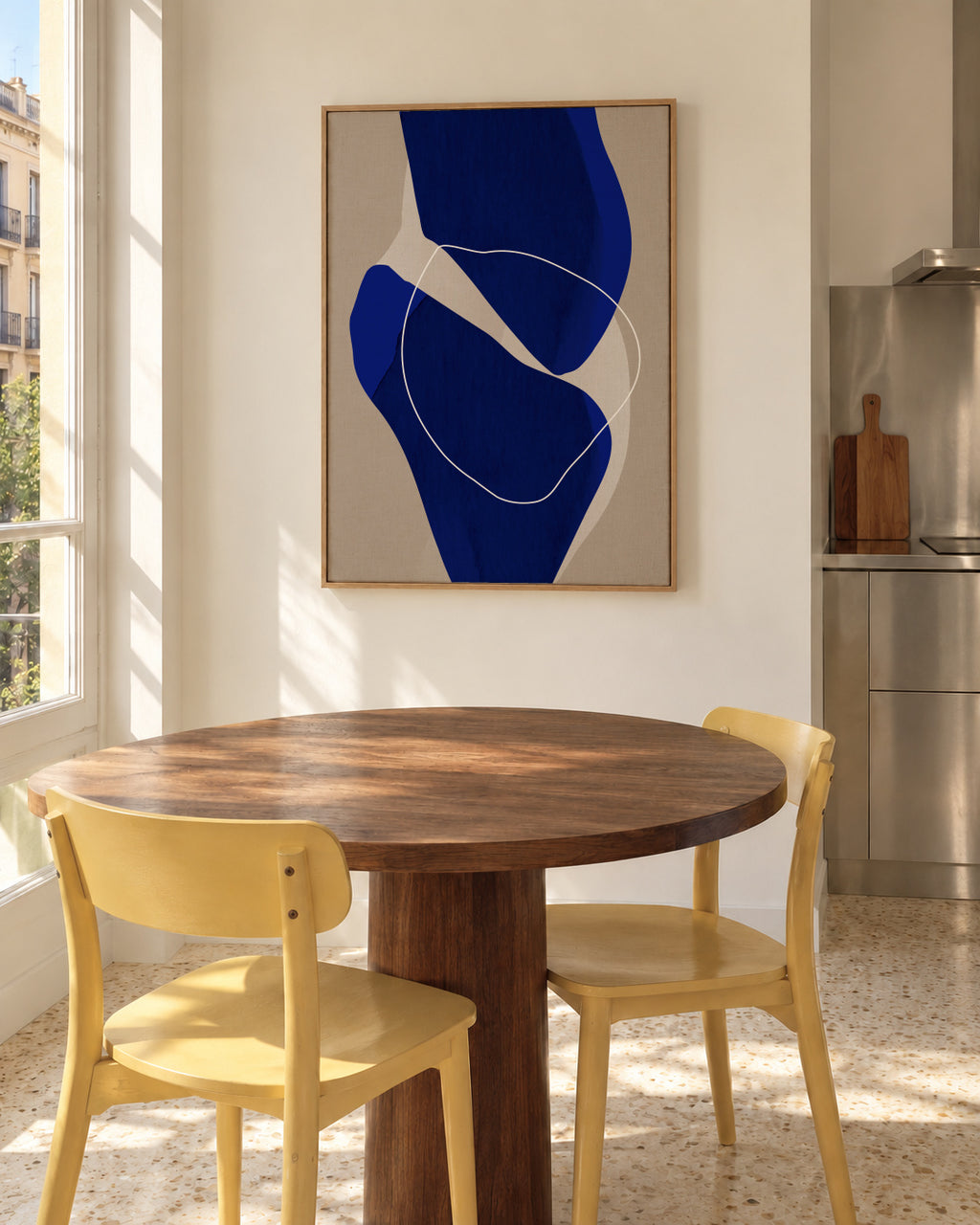 Form XXV - Framed canvas in an interior