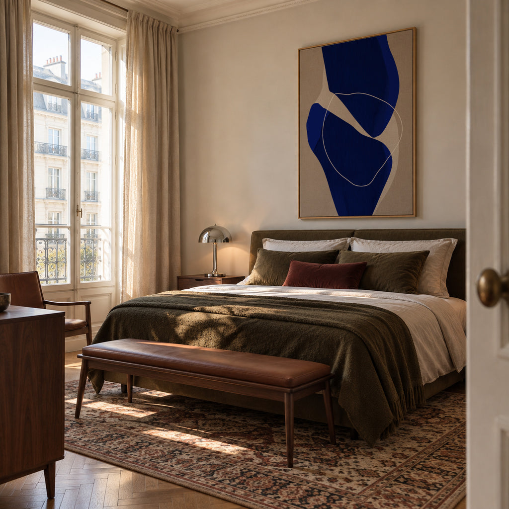 Form XXV - Framed canvas in an interior
