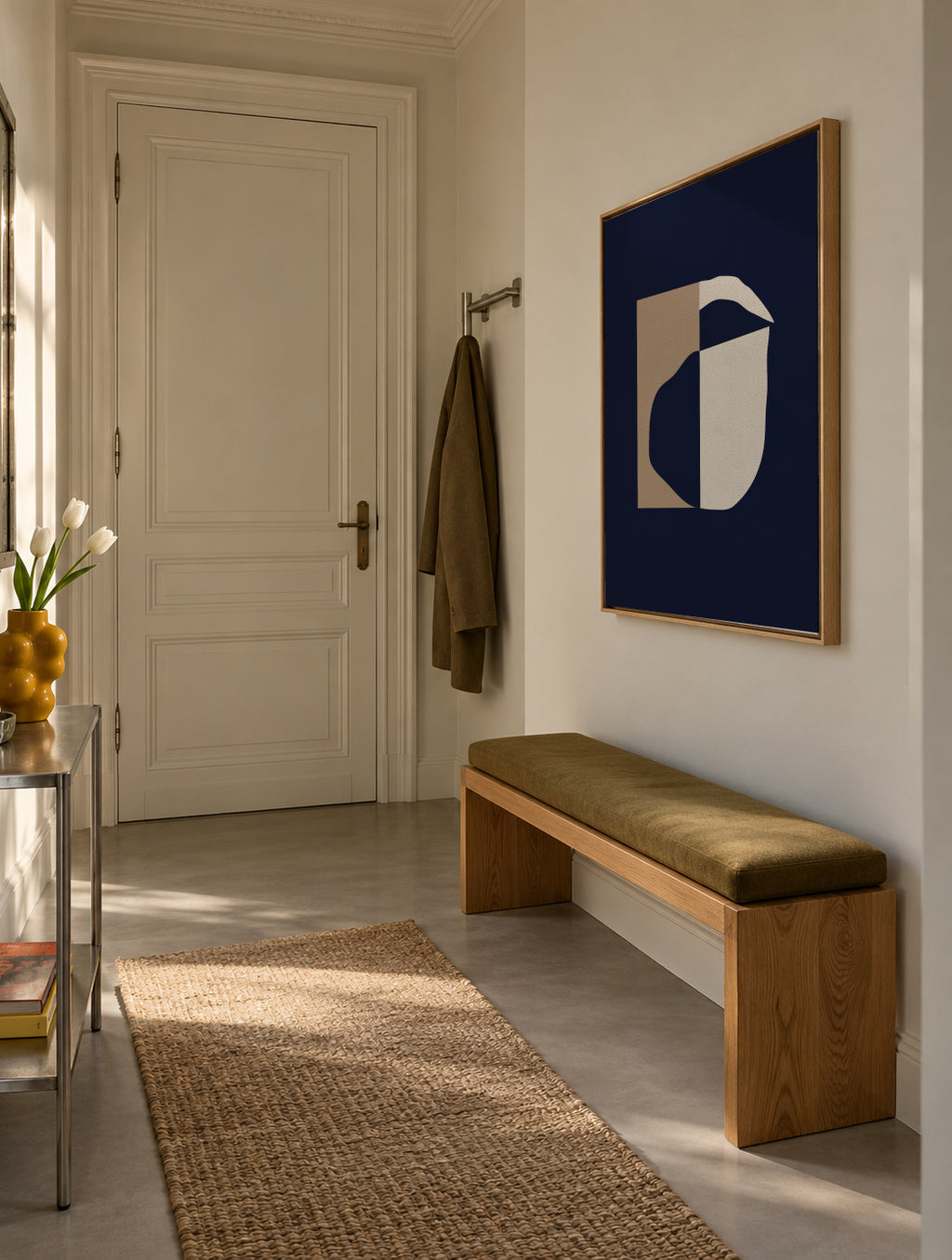 Form XXIII - Framed canvas in an interior
