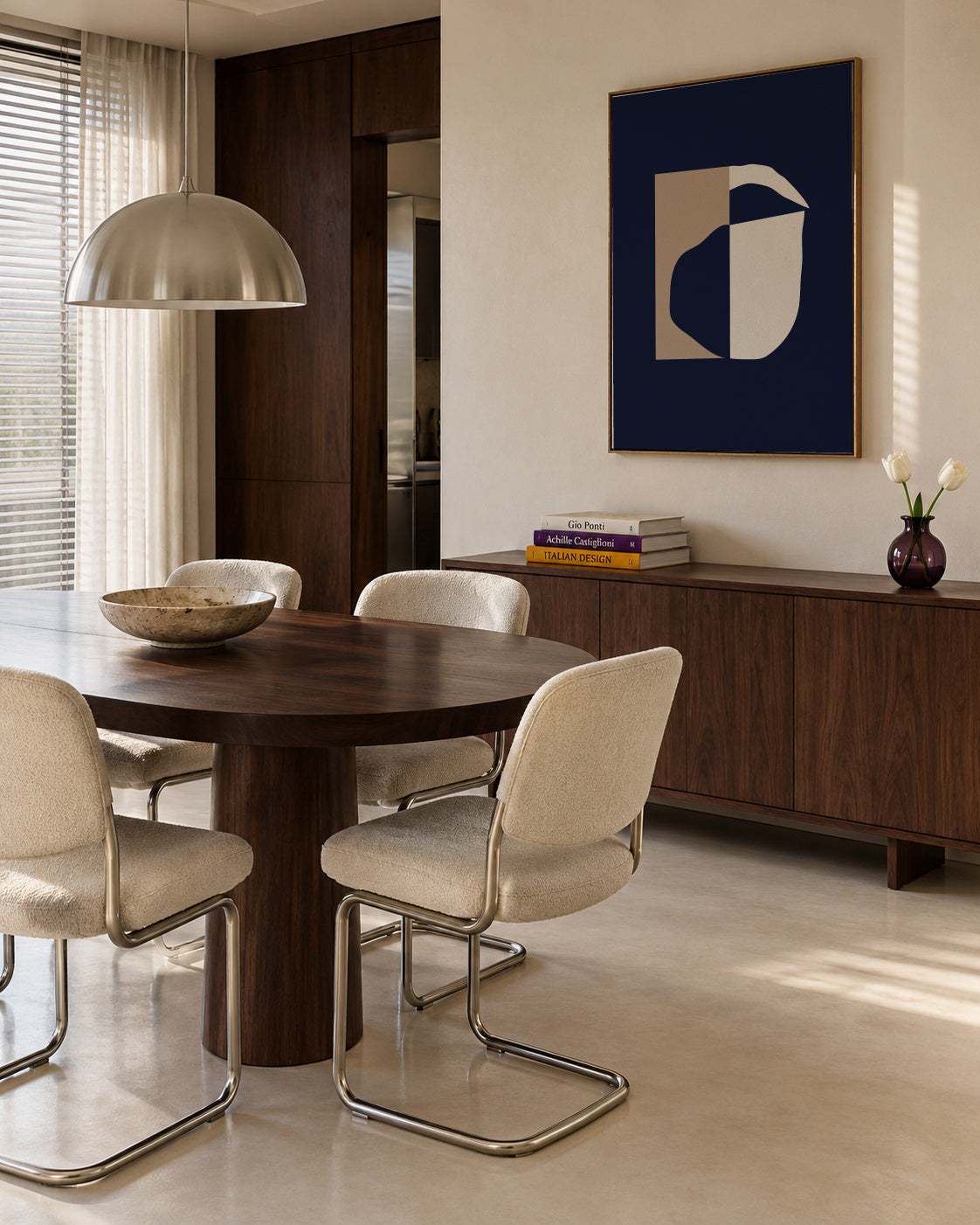 Form XXIII - Framed canvas in an interior
