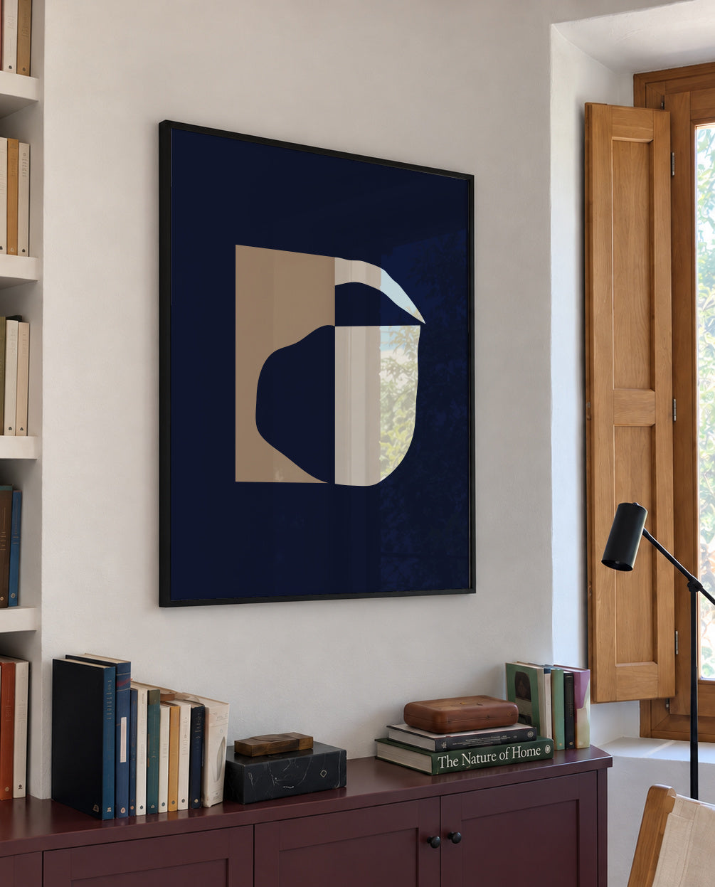 Form XXIII - Framed poster in an interior