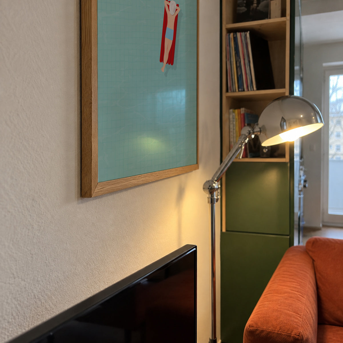 Air matress - Framed poster detail