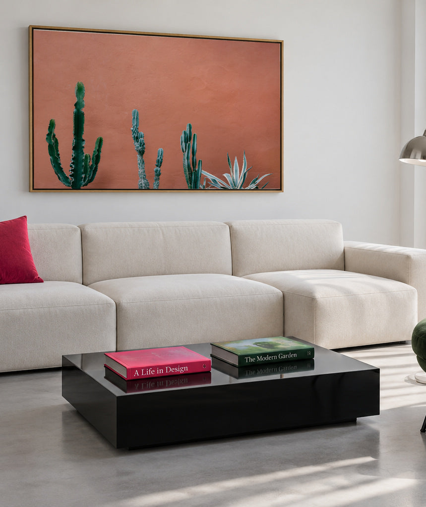 Orpheus - Framed canvas in an interior