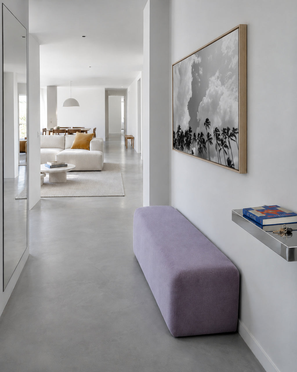 Salt Air - Framed canvas in an interior