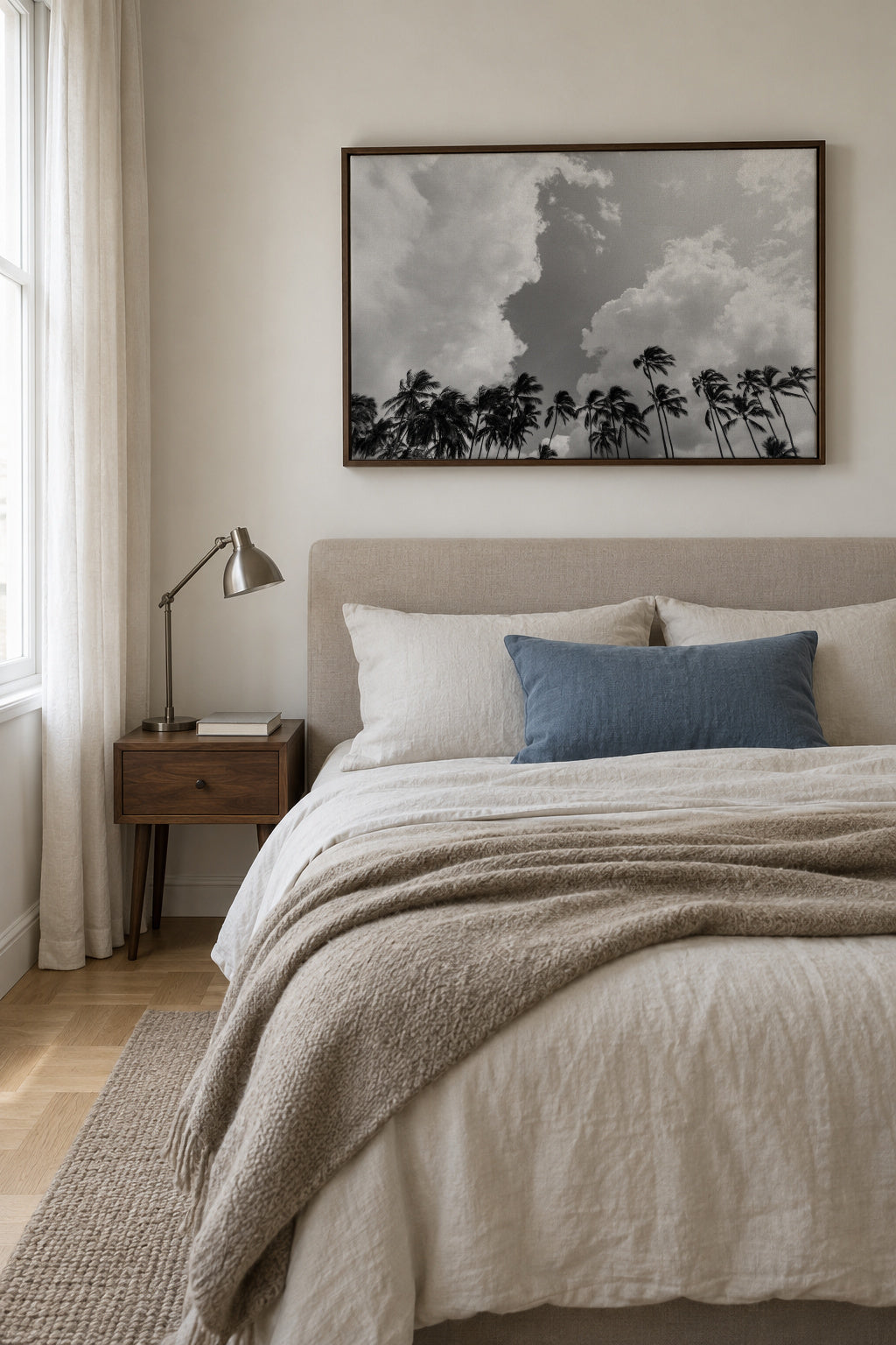 Salt Air - Framed canvas in an interior