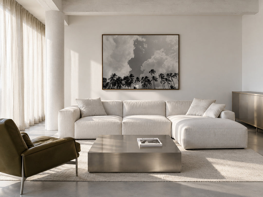 Salt Air - Framed canvas in an interior
