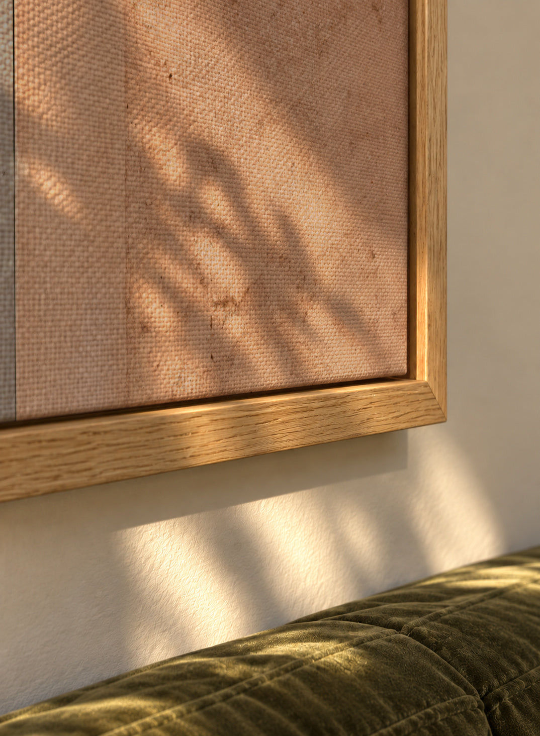 No. 9 - Framed canvas detail