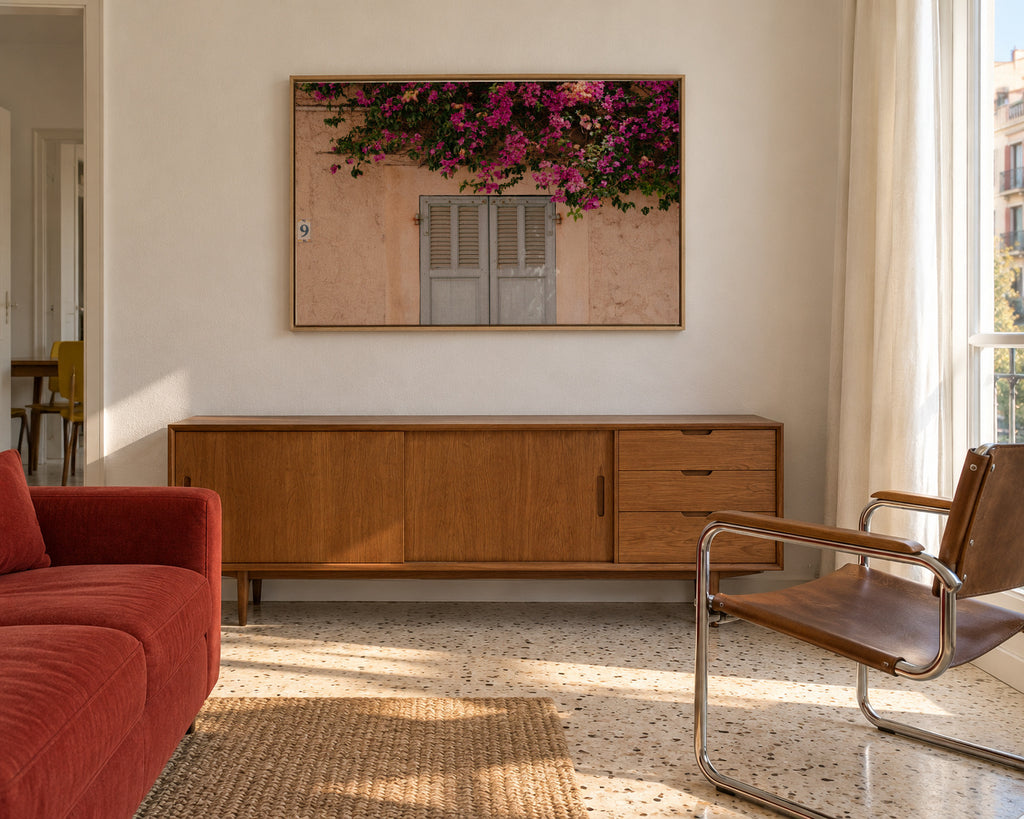 No. 9 - Framed canvas in an interior