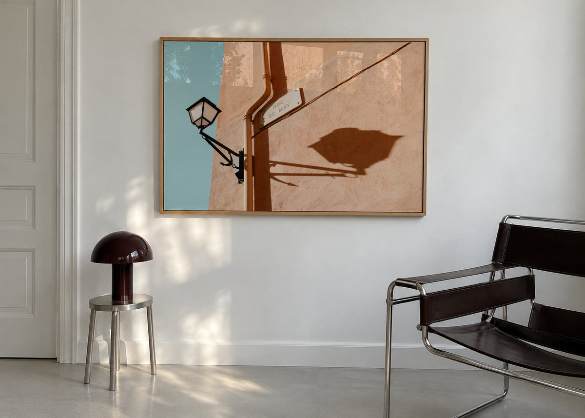Rue de May - Framed poster in an interior