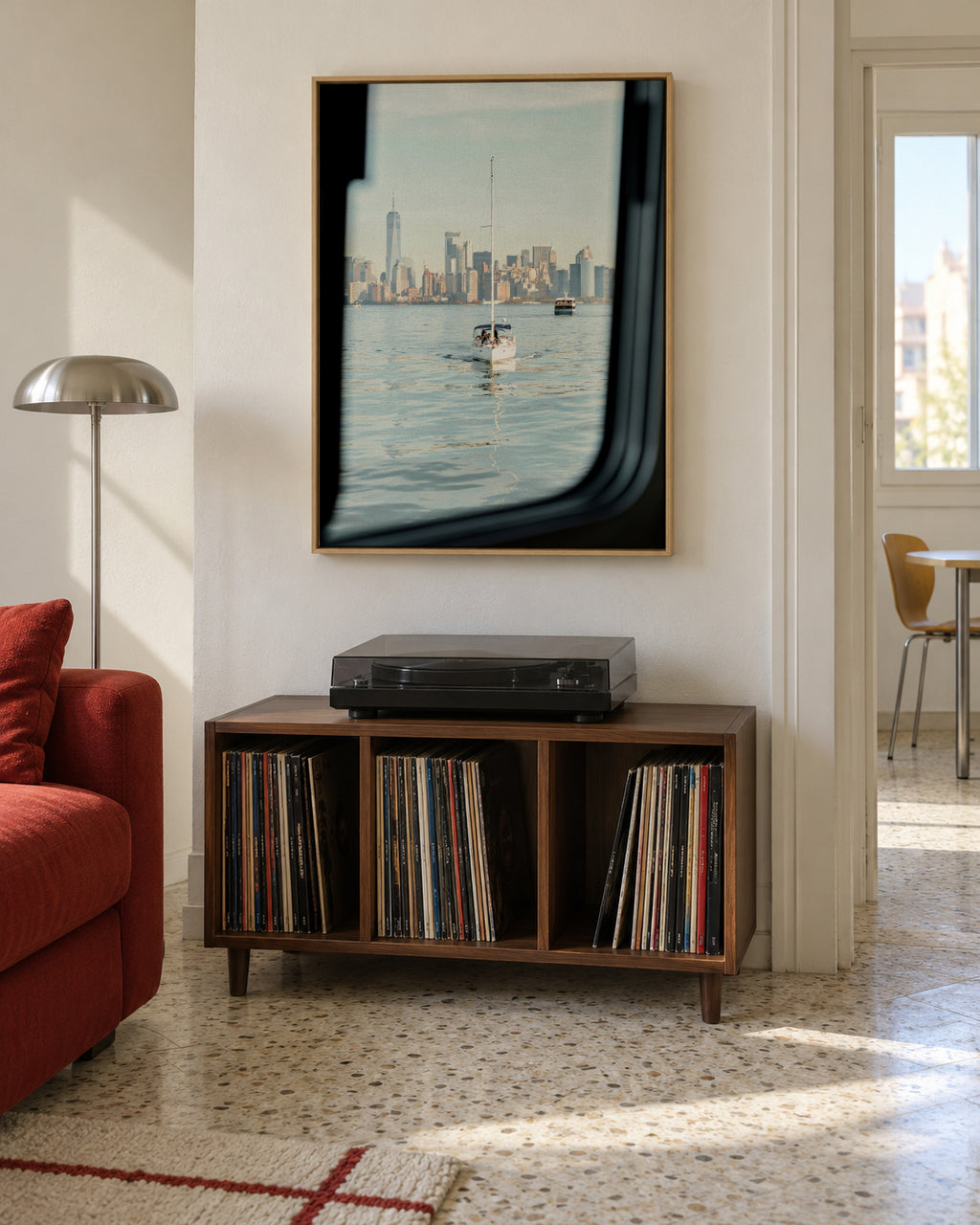 City Currents - Framed canvas in an interior