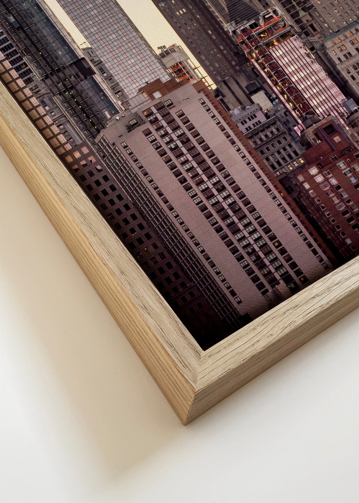 Skyscrapers - Framed canvas detail