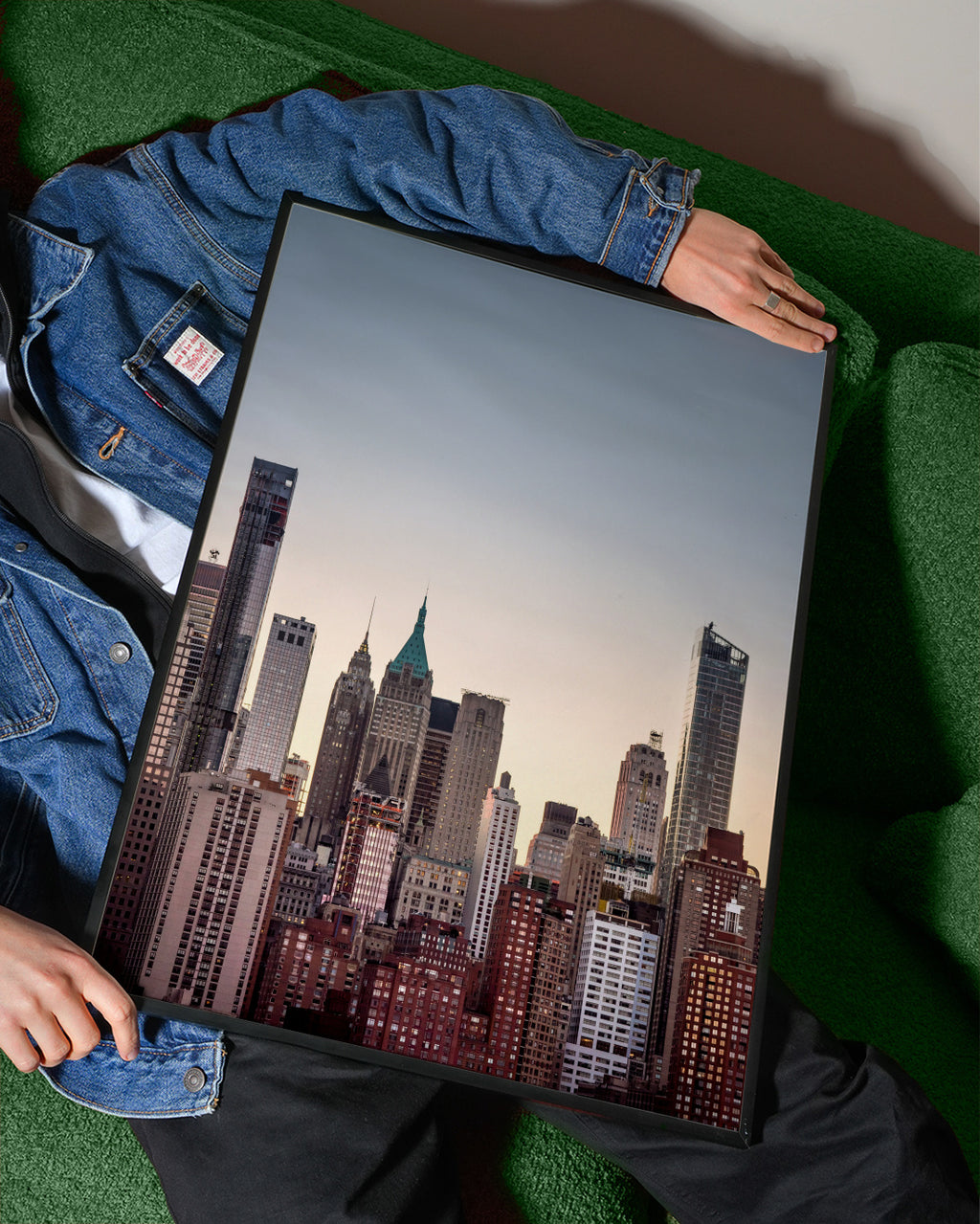 Skyscrapers - Framed poster detail