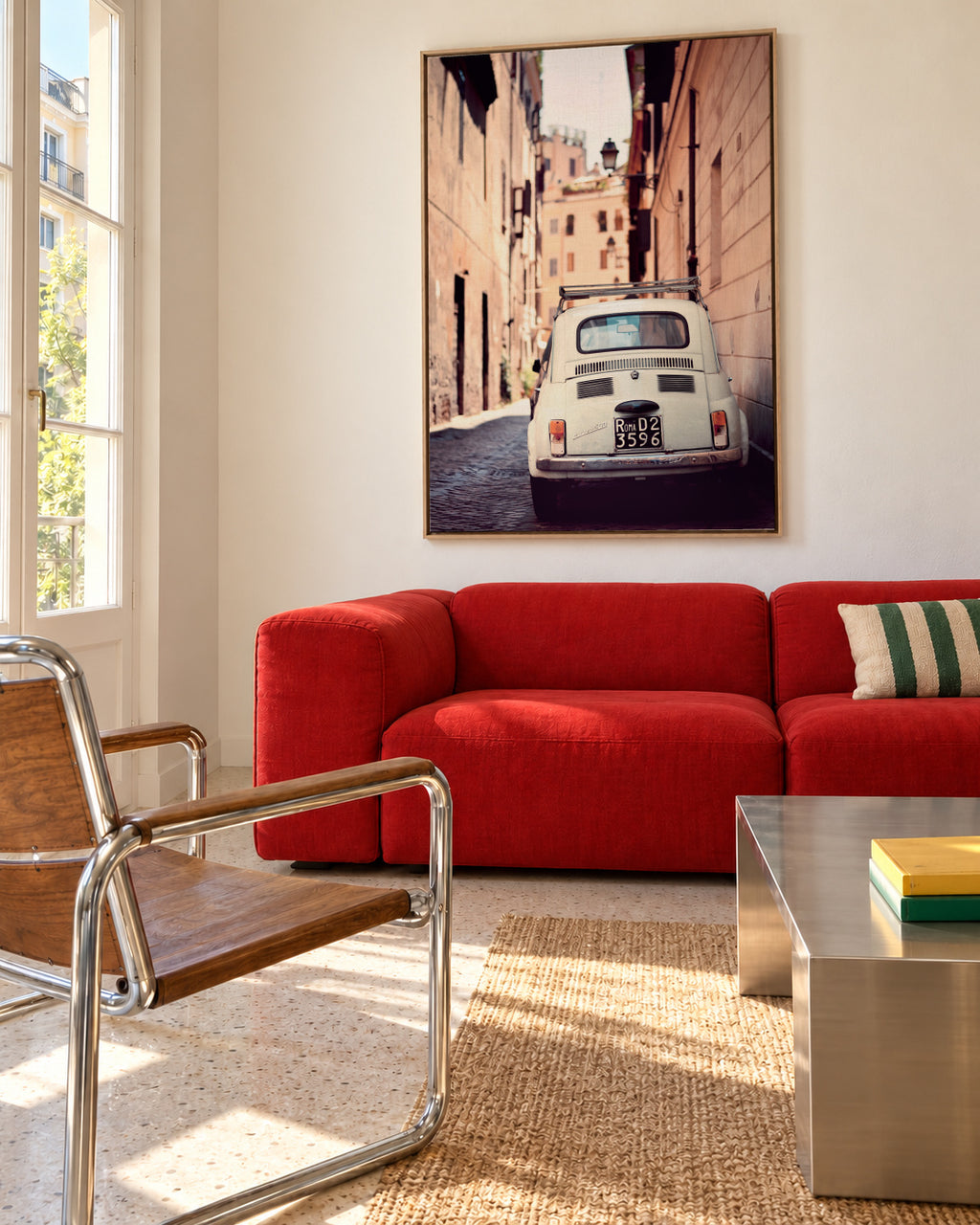 Roma D2 - Framed canvas in an interior