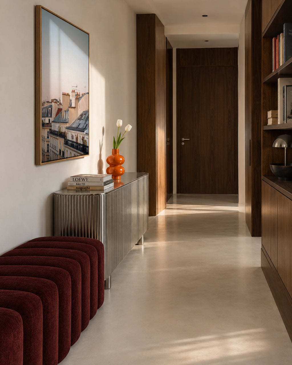 One Fine Morning - Framed canvas in an interior