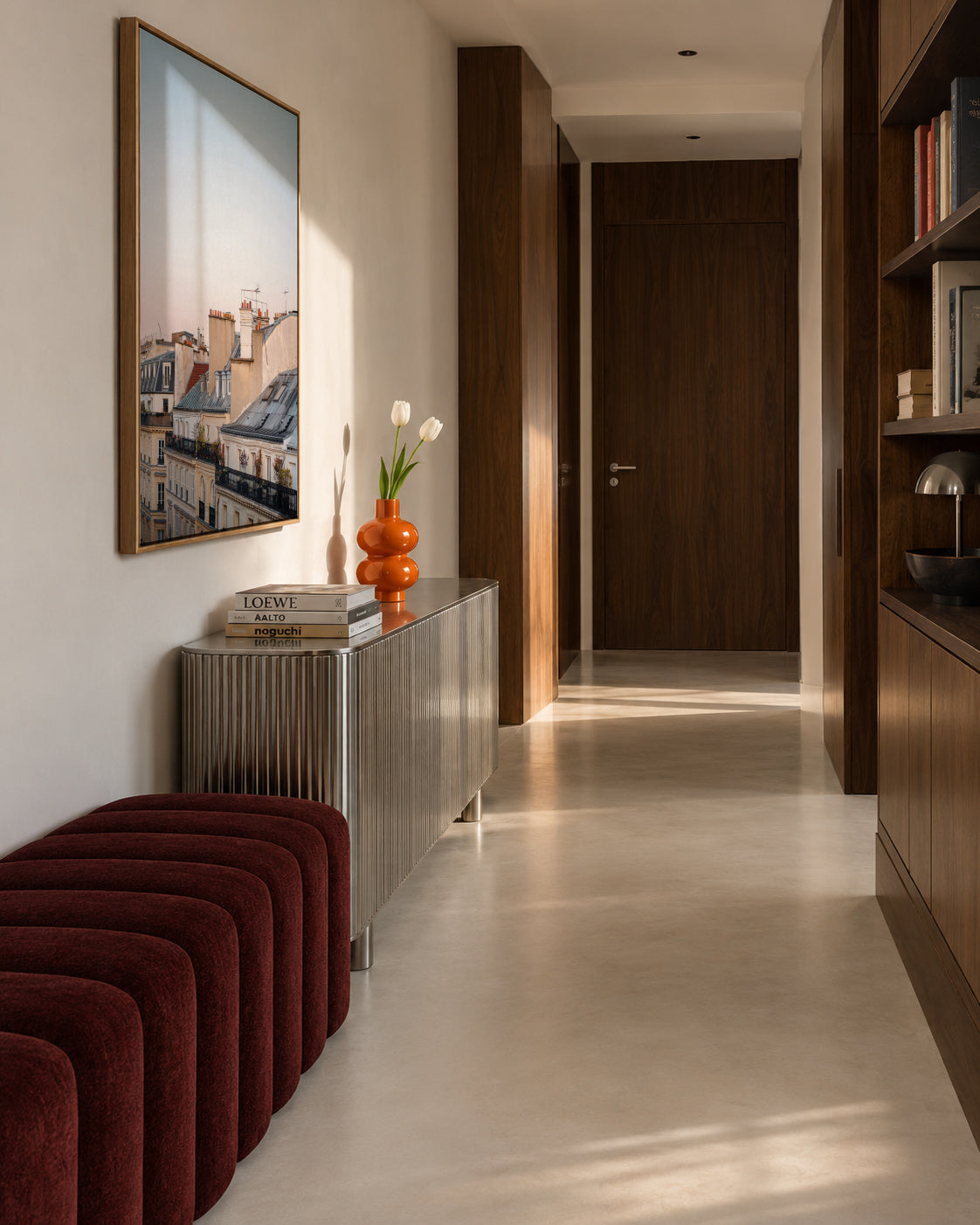 One Fine Morning - Framed canvas in an interior