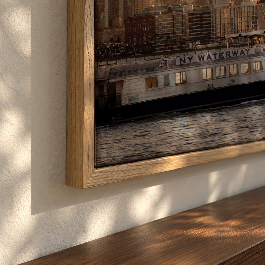 Manhattan Transfer - Framed canvas detail