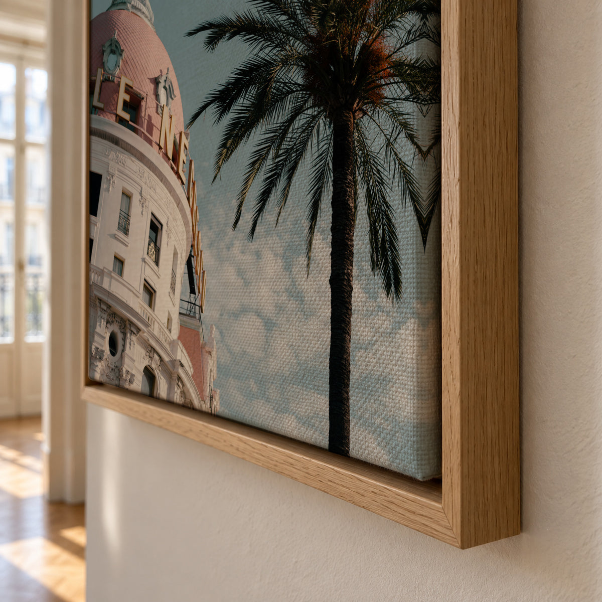 Riviera - Framed canvas detail