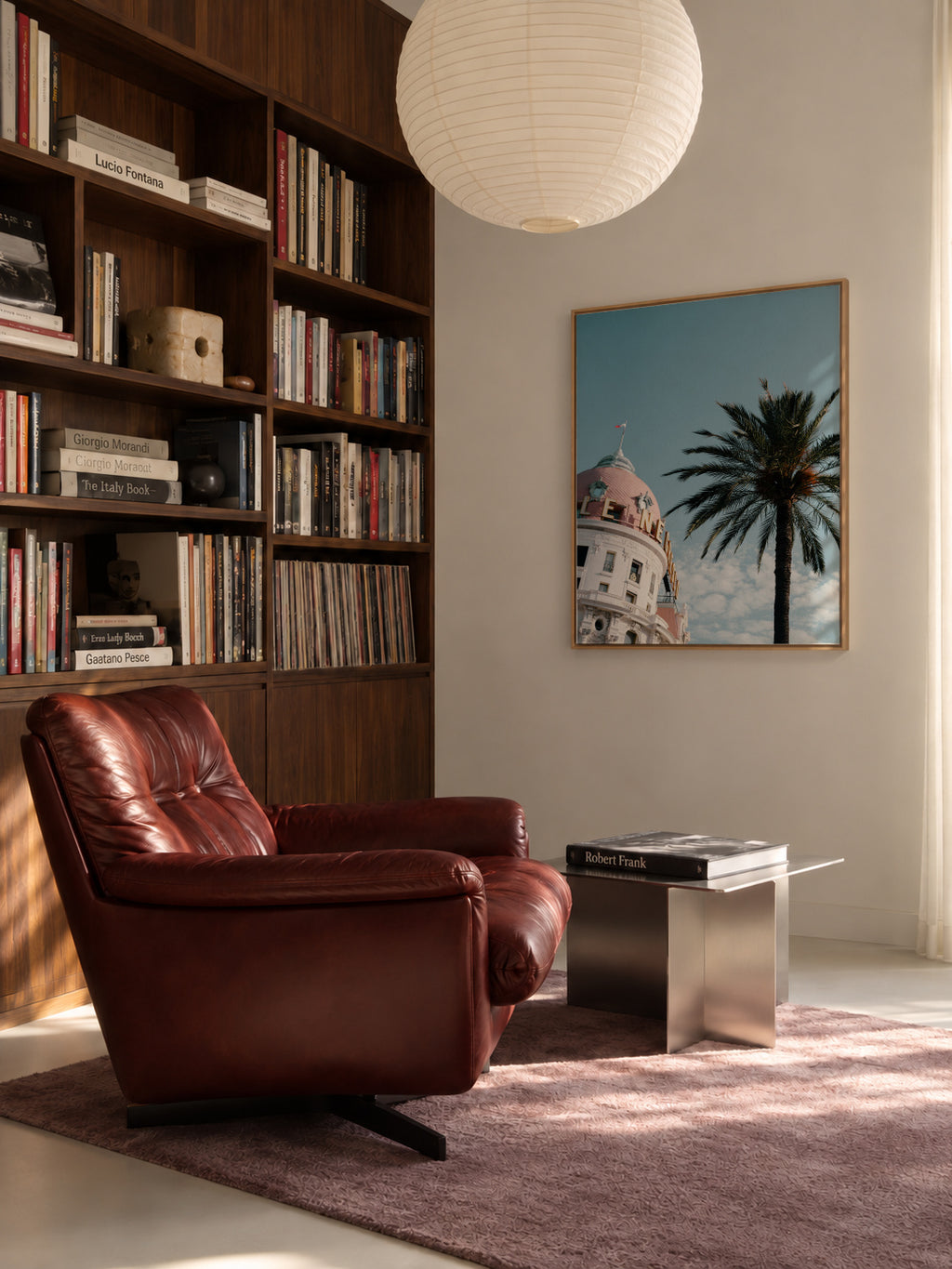 Riviera - Framed canvas in an interior