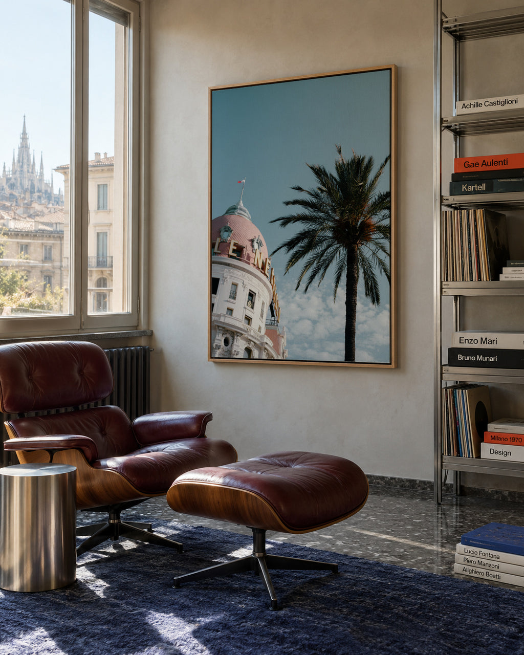 Riviera - Framed canvas in an interior
